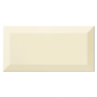 Vægflise Metro Fasat Beige Blank 10x20 cm-2